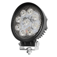 Round led flood work light offroad truck